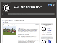 Tablet Screenshot of eintracht-rottenburg.de